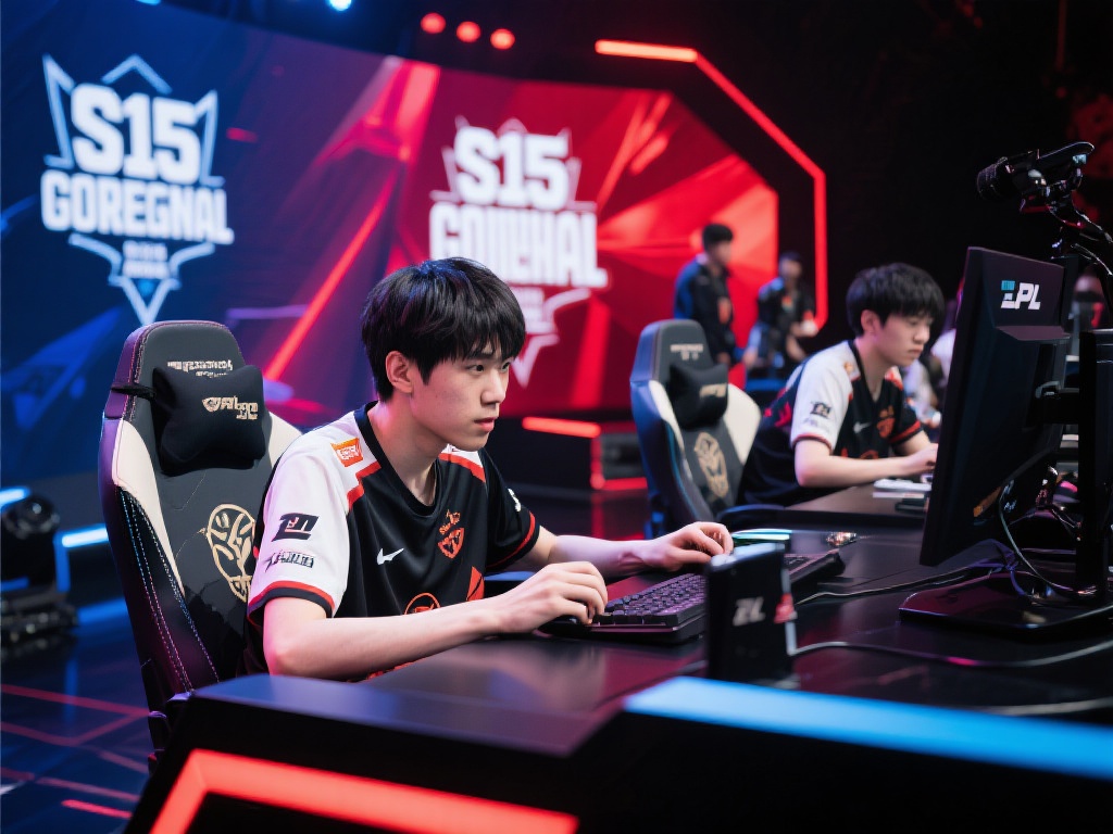 在S15全球总决赛的赛场上，许多新秀选手